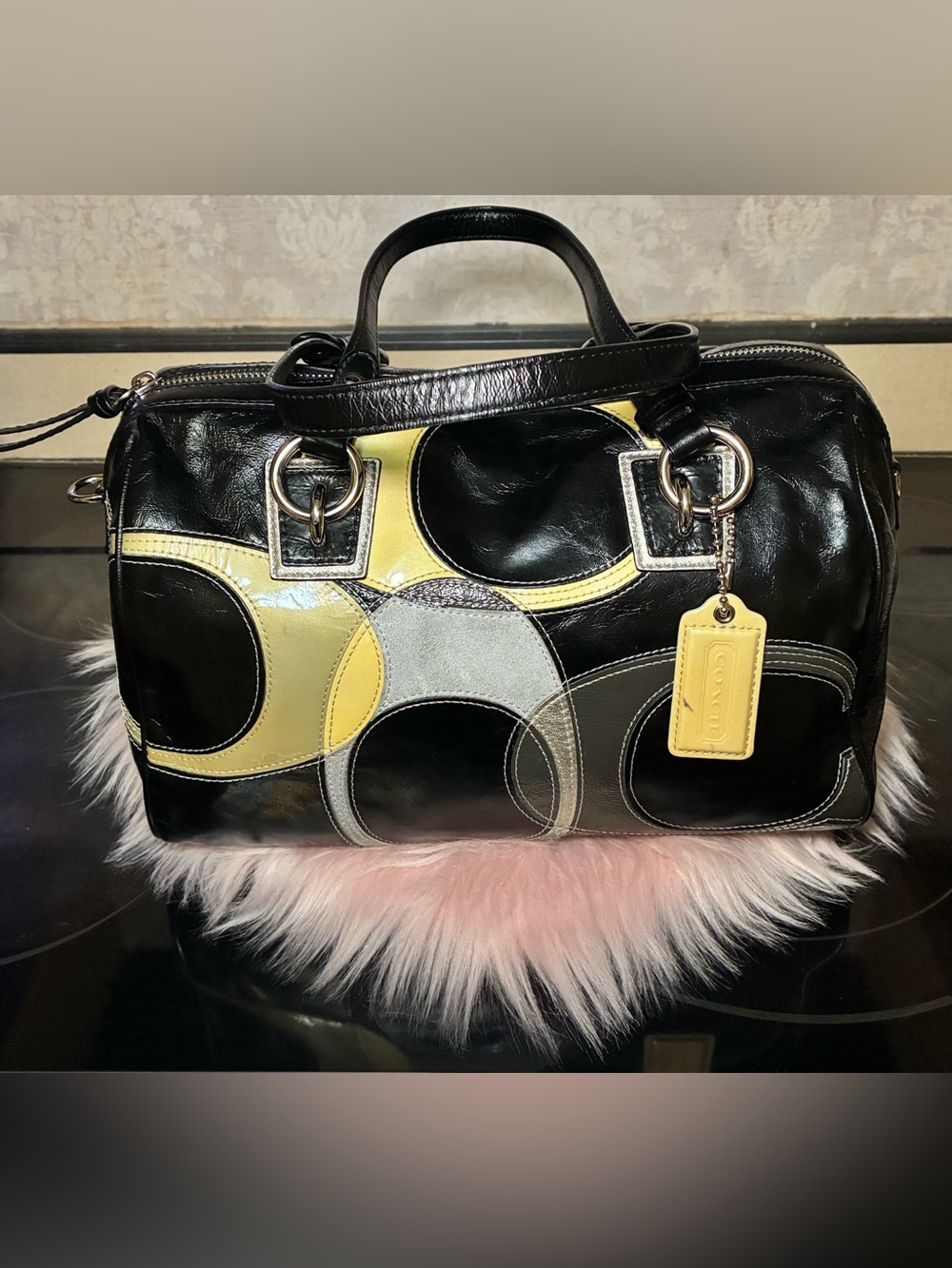 Vintage Coach 70th Anniversary Inlaid C Convertible Signature Satchel - Picture 1 of 16